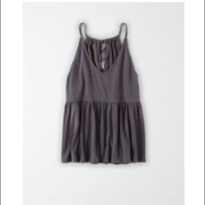 American Eagle Peplum Tank Top
